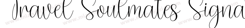Travel Soulmates Signature字体转换
